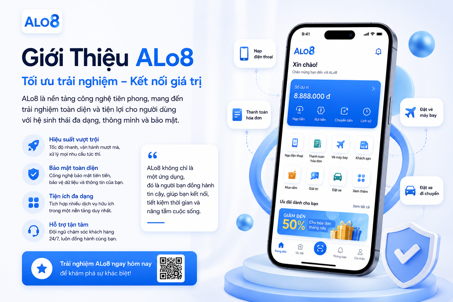 Giới Thiệu ALo8 tối ưu trải nghiệm