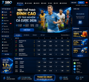 SBO Thể Thao Đỉnh Cao Với Trải Nghiệm Cá Cược 2026