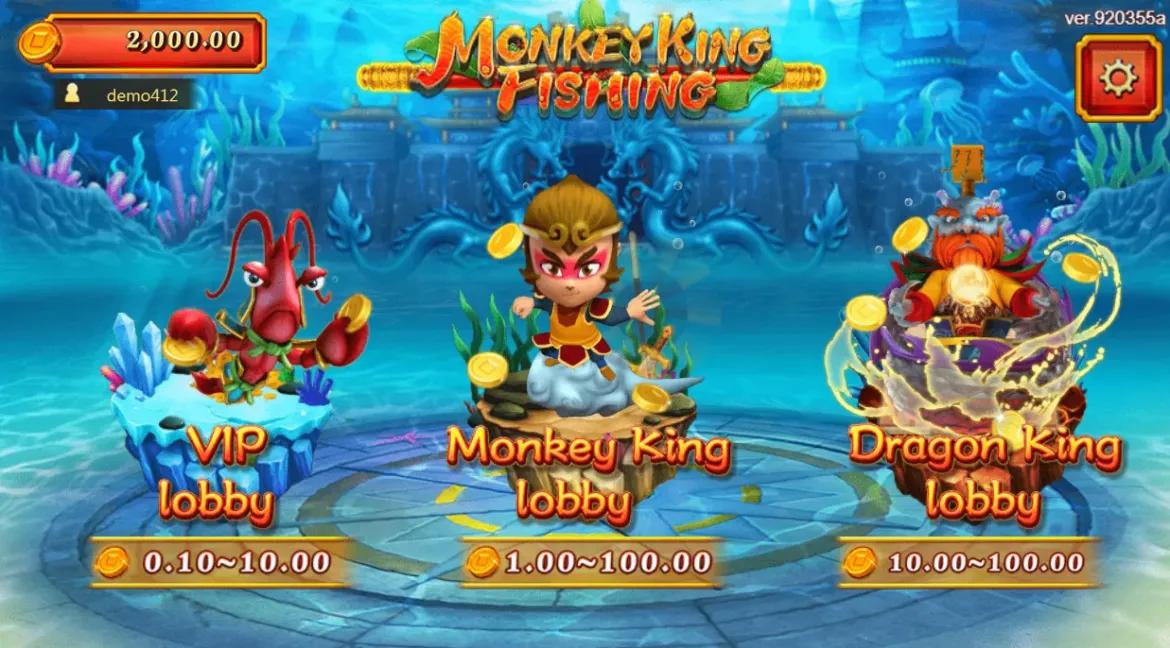 Monkey King Fishing giao diện đẹp
