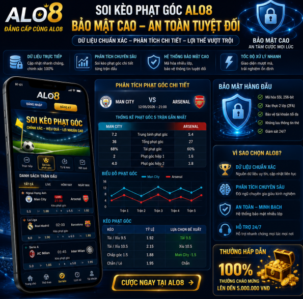 Soi Kèo Phạt Góc ALo8 bảo mật cao