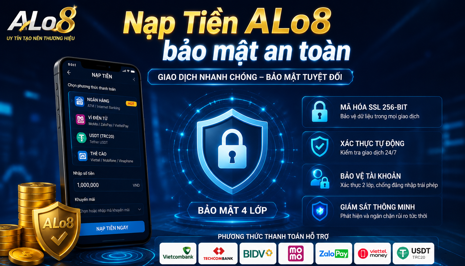 Tải App ALo8 bảo mật an toàn